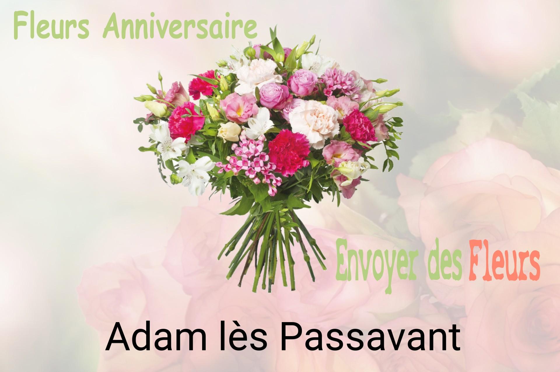 Bouquet de fleurs d’anniversaire livré à Adam-lès-Passavant